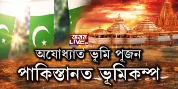 অযোধ্যাত ভূমি পূজন, পাকিস্তানত ভূমিকম্প