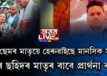 ছহিদ ছেমৰ মাতৃয়ে হেৰুৱাইছে মানসিক ভাৰসাম্য