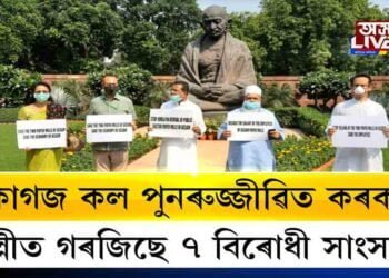 নগাঁও, কাছাৰ কাগজ কলৰ পুনৰুজ্জীৱিতকৰণৰ দাবী ৭ বিৰোধী সাংসদৰ