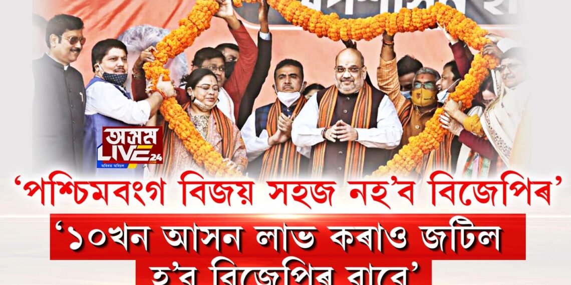 ‘পশ্চিমবংগ বিজয় সহজ নহ’ব বিজেপিৰ’
