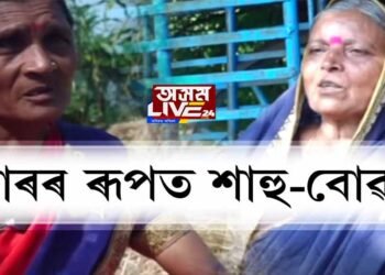 হকাৰৰ ৰূপত শাহু-বোৱাৰী