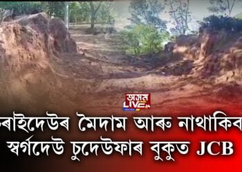 ধ্বংসৰ গৰাহত চৰাইদেউৰ ঐতিহাসিক মৈদাম