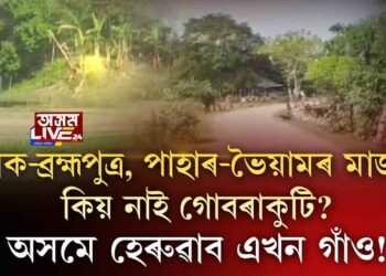 অসমে হেৰুৱাব এখন গাঁও!