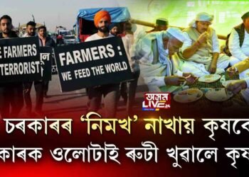 চৰকাৰৰ ‘নিমখ’ নাখায় কৃষকে