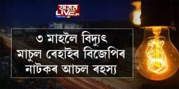 ৩ মাহলৈ বিদ্যুৎ মাচুল ৰেহাইৰ বিজেপিৰ নাটকৰ আচল ৰহস্য