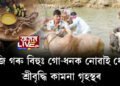 আজি গৰু বিহুঃ গো-ধনক নোৱাই ধোৱাই শ্ৰীবৃদ্ধি কামনা গৃহস্থৰ
