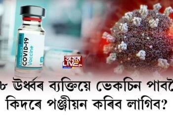 ১৮ ঊৰ্ধ্বৰ ব্যক্তিয়ে ভেকচিন পাবলৈ কিদৰে পঞ্জীয়ন কৰিব লাগিব?