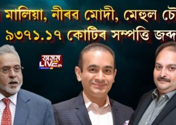 বিজয় মালিয়া, নীৰৱ মোদী, মেহুল চৌকচীৰ ৯৩৭১.১৭ কোটিৰ সম্পত্তি চৰকাৰক হস্তান্তৰ