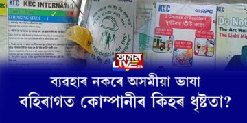 অসমীয়া ভাষাক এলাগি