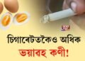 চিগাৰেটতকৈও অধিক ভয়াৱহ কণী!