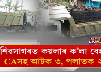 শিৱসাগৰত কয়লাৰ ক’লা বেহা