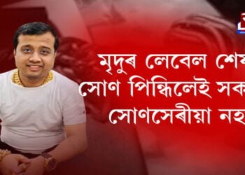 মৃদুৰ লেবেল শেষ! সোণ পিন্ধিলেই সকলো সোণসেৰীয়া নহয়