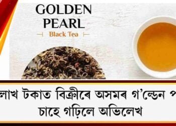 ১ লাখ টকাত বিক্ৰীৰে অসমৰ গ’ল্ডেন পাৰ্ল চাহে গঢ়িলে অভিলেখ