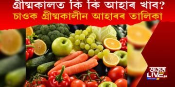 গ্ৰীষ্ম কালত কি কি আহাৰ খাব? চাওক গ্ৰীষ্মকালীন আহাৰৰ ৰুটিন…