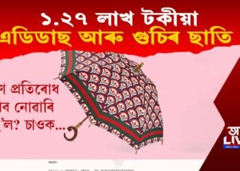 গুচি, এডিডাছৰ ১.২৭ লাখ ছাতিয়েও বৰষুণক বাধা দিব নোৱাৰে! সৰ্বত্ৰে প্ৰতিক্ৰিয়াৰ সৃষ্টি