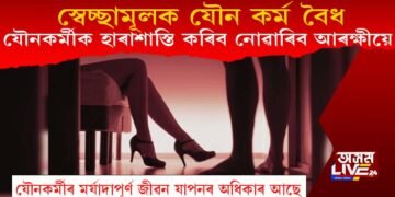স্বেচ্ছামূলক যৌন কৰ্ম বৈধ : যৌনকৰ্মীৰ বিৰুদ্ধে পদক্ষেপ ল’ব নোৱাৰিব আৰক্ষীয়ে