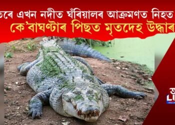 এইখন ভাৰতৰে নদীত ঘঁৰিয়ালৰ আক্ৰমণত নিহত যুৱক, কে’বাঘণ্টাৰ পিছত মৃতদেহ উদ্ধাৰ