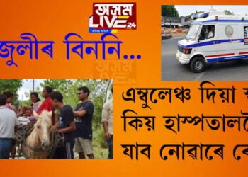 মাজুলীৰ বিননি! এম্বুলেঞ্চ দিয়া স্বত্বেও কিয় হাস্পতাললৈ যাব নোৱাৰে ৰোগী?