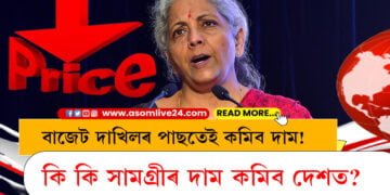 বাজেটত দাখিলৰ পাছতেই কমিব দাম! কি কি সামগ্ৰীৰ দাম কমিব দেশত?