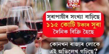 দৈনিক বিক্ৰি হয় ১১৫ কোটি টকাৰ সুৰা! সুৰাপানেৰে অভিলেখ গঢ়িছে ভাৰতৰ এইখন ৰাজ্যই…