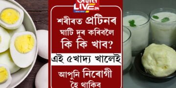 শৰীৰত প্ৰটিনৰ ঘাটি দুৰ কৰিবলৈ কি কি খাব? এই ৫খাদ্য খালেই আপুনি নিৰোগী হৈ থাকিব
