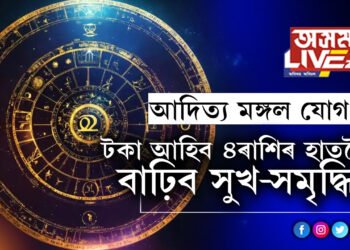 আজি আদিত্য মঙ্গল যোগ! হঠাৎ টকা আহিব এই ৪ৰাশিৰ হাতলৈ, বাঢ়িব সুখ-সমৃদ্ধি
