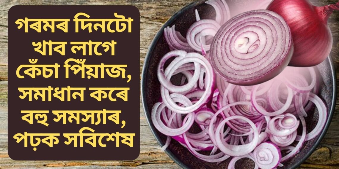 গৰমৰ দিনটো খাব লাগে কেঁচা পিঁয়াজ, সমাধান কৰে বহু সমস্যাৰ, পঢ়ক সবিশেষ-