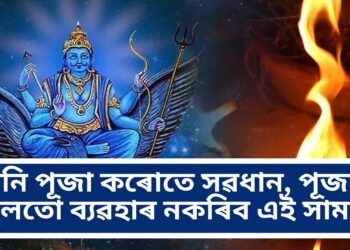 শনি পূজা কৰোতে সৱধান, পূজাত ভুলতো ব্যৱহাৰ নকৰিব এই সামগ্ৰী