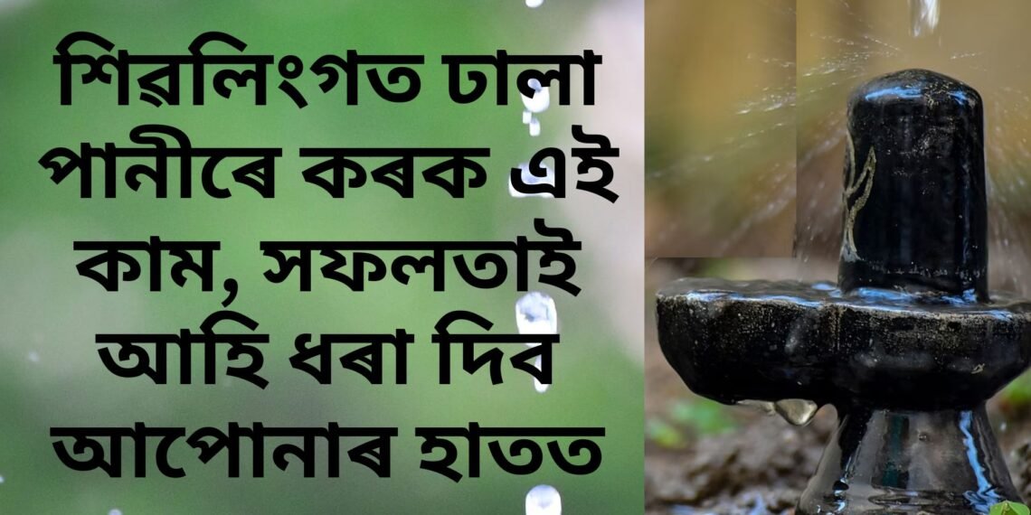 শিৱলিংগত ঢালা পানীৰে কৰক এই কাম, সফলতাই আহি ধৰা দিব আপোনাৰ হাতত