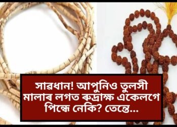 সাৱধান! আপুনিও তুলসী মালাৰ লগত ৰুদ্ৰাক্ষ একেলগে পিন্ধে নেকি? তেন্তে…
