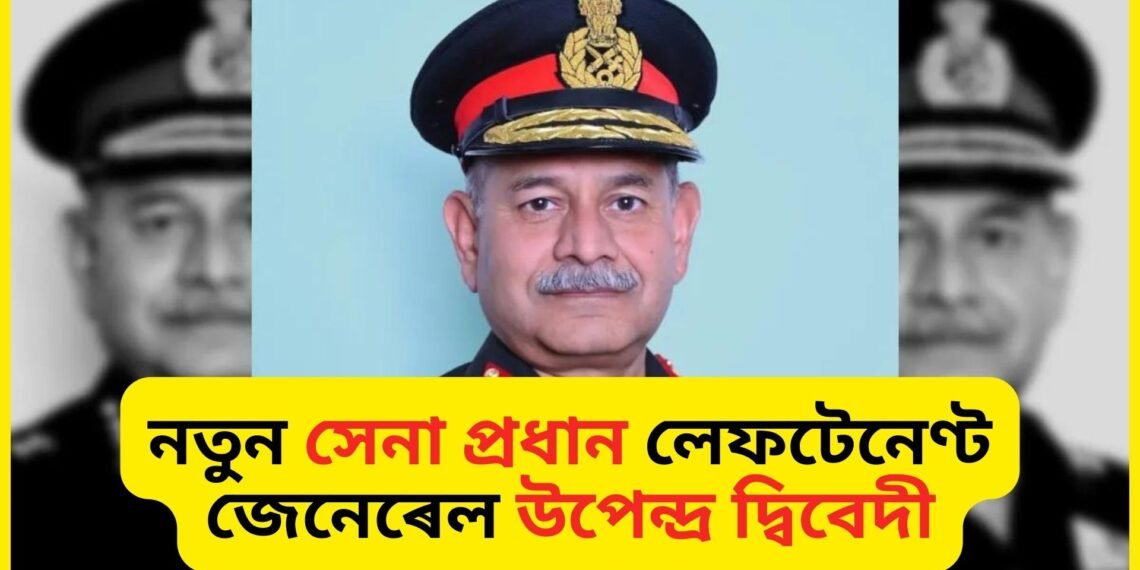 জেনেৰেল মনোজ পাণ্ডেৰ ঠাইত লেফটেনেণ্ট জেনেৰেল উপেন্দ্ৰ দ্বিবেদী নতুন সেনা প্ৰধান