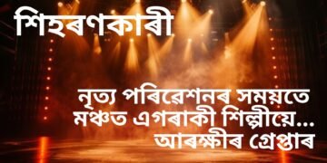 শিহৰণকাৰী ভিডিঅ’, নৃত্য পৰিৱেশনৰ সময়তে মঞ্চত এগৰাকী শিল্পীয়ে…আৰক্ষীৰ গ্ৰেপ্তাৰ, চাঁওক ভিডিঅ’