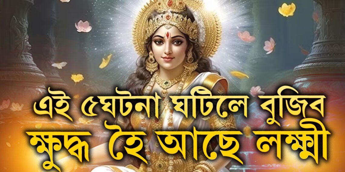 এই ৫ঘটনা ঘটিলে বুজিব আপোনাৰ ওপৰত ক্ষুদ্ধ হৈ আছে লক্ষ্মী, সুখী কৰাৰ উপায় কি?