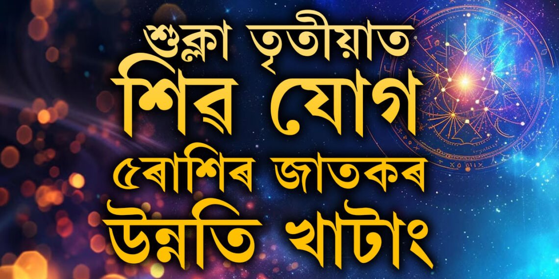 শাওনৰ শুক্লা তৃতীয়াত শিৱ যোগ, কাইলৈৰ দিনটো এই ৫ৰাশিৰ বাবে বিশেষ হ’ব