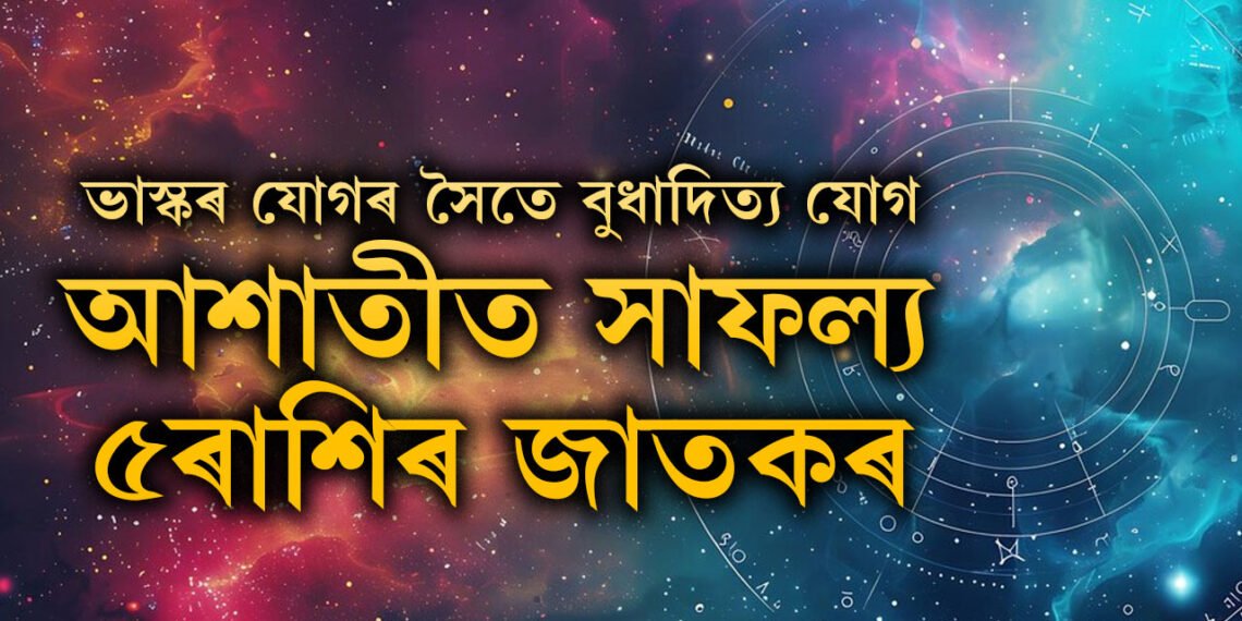 আগষ্টত ভাস্কৰ যোগৰ সৈতে বুধাদিত্য যোগ, আশাতীত সাফল্য, সকলোৰে ওপৰত থাকিব এই ৫ৰাশি