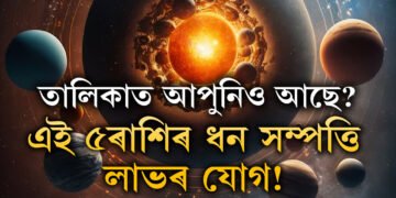 এই ৫ৰাশিৰ ধন সম্পত্তি লাভৰ যোগ! ৩গ্ৰহৰ মিলি ছেপ্টেম্বৰতেই সৃষ্টি কৰিব শক্তিশালী ৰাজযোগ