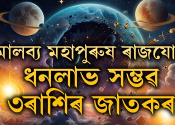 মালব্য মহাপুৰুষ ৰাজযোগ তৈয়াৰ কৰিছে শুক্ৰই, ধনলাভ সম্ভৱ এই ৩ৰাশিৰ জাতকৰ