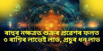 ৰাহুৰ নক্ষত্ৰত শুক্ৰৰ প্ৰৱেশৰ ফলত ৩ ৰাশিৰ লাভেই লাভ, প্ৰচুৰ ধন লাভ