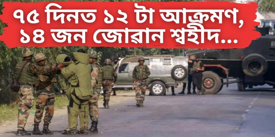 ৭৫ দিনত ১২ টা আক্ৰমণ, ১৪ জন জোৱান শ্বহীদ… সন্ত্ৰাসবাদীৰ কেনেকৈ লক্ষ্য হৈ পৰিছে জম্মু