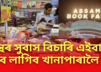 চানমাৰীৰ বাকৰি এৰি খানাপাৰাত এইবাৰ গ্ৰন্থমেলাৰ সুবাস