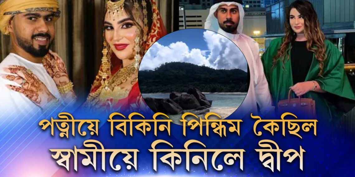 পত্নীৰ বিকিনি পিন্ধাৰ মন, স্বামীয়ে কিনি পেলালে এটা দ্বীপেই