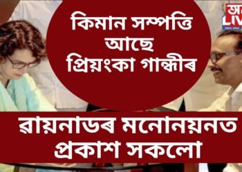 কিমান সম্পত্তি আছে প্ৰিয়ংকা গান্ধীৰ, ৱায়নাডৰ মনোনয়নত প্ৰকাশ সকলো