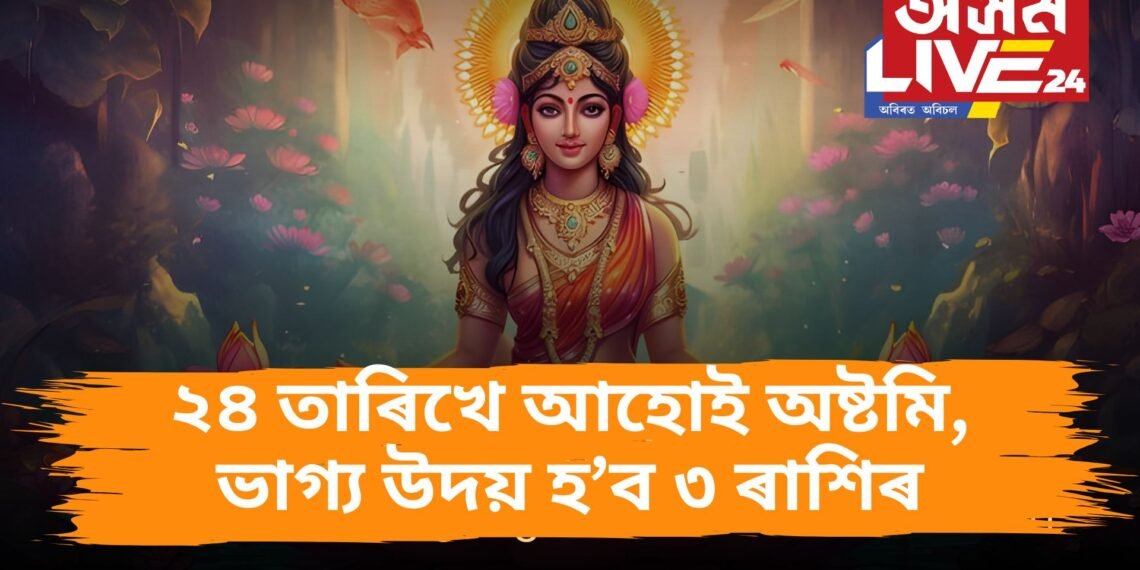 ২৪ তাৰিখৰ পৰা সলনি হ’ব ভাগ্য, আহোই অষ্টমিৰ যোগৰ ফলত ৩ ৰাশিৰ সলনি হ’ব ভাগ্য