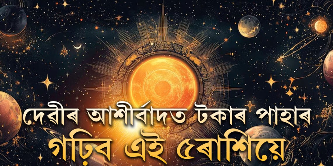 দুৰ্গাপুজাৰ আৰম্ভণিতেই বক্ৰী হ’ব বৃহস্পতি, দেৱীৰ আশীৰ্বাদত টকাৰ পাহাৰ গঢ়িব এই ৫ৰাশিয়ে