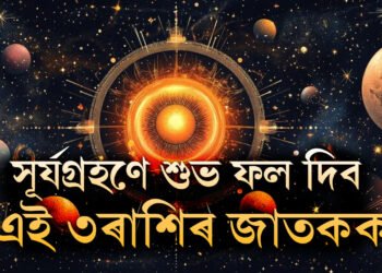 সূৰ্যগ্ৰহণে এই ৩ৰাশিৰ জীৱনলৈ আনিছে শুভ বাৰ্তাঃ জীৱনত উন্নতি খাটাং