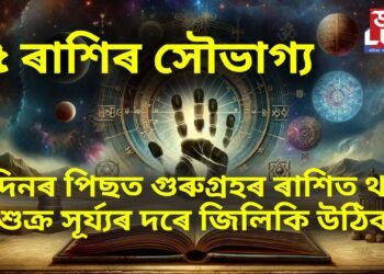 ২ দিনৰ পিছত গুৰুগ্ৰহৰ ৰাশিত থকা শুক্ৰ সূৰ্য্যৰ দৰে জিলিকি উঠিব, সৌভাগ্য জিলিতি উঠিব ৫ ৰাশিৰ