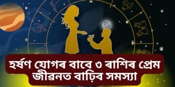 হৰ্ষণ যোগৰ বাবে ৩ ৰাশিৰ প্ৰেম জীৱনত বাঢ়িব সমস্যা, সম্পৰ্ক ভঙাৰ সম্ভাৱনা!