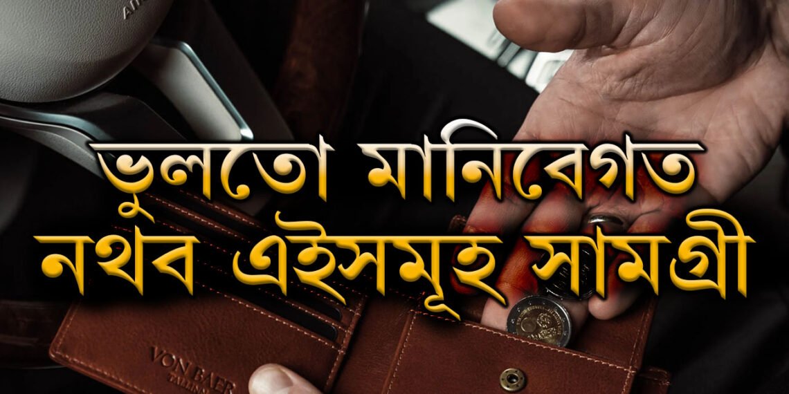 সাৱধান! ভুলতো মানিবেগত নথব এইসমূহ সামগ্ৰী, চৰম অৰ্থাভাৱে দেখা দিব পাৰে