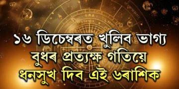 ১৬ ডিচেম্বৰত খুলিব ভাগ্য, বুধৰ প্ৰত্যক্ষ গতিয়ে ধনসুখ দিব এই ৬ৰাশিৰ জাতক-জাতিকাক