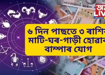 ৬ দিন পাছতে ৩ ৰাশিৰ মাটি-ঘৰ-গাড়ী হোৱাৰ বাম্পাৰ যোগ